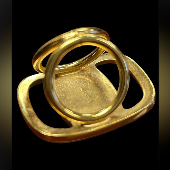 Salvatore Ferragamo Vintage Gold Scarf accessory. - Picture 5 of 5